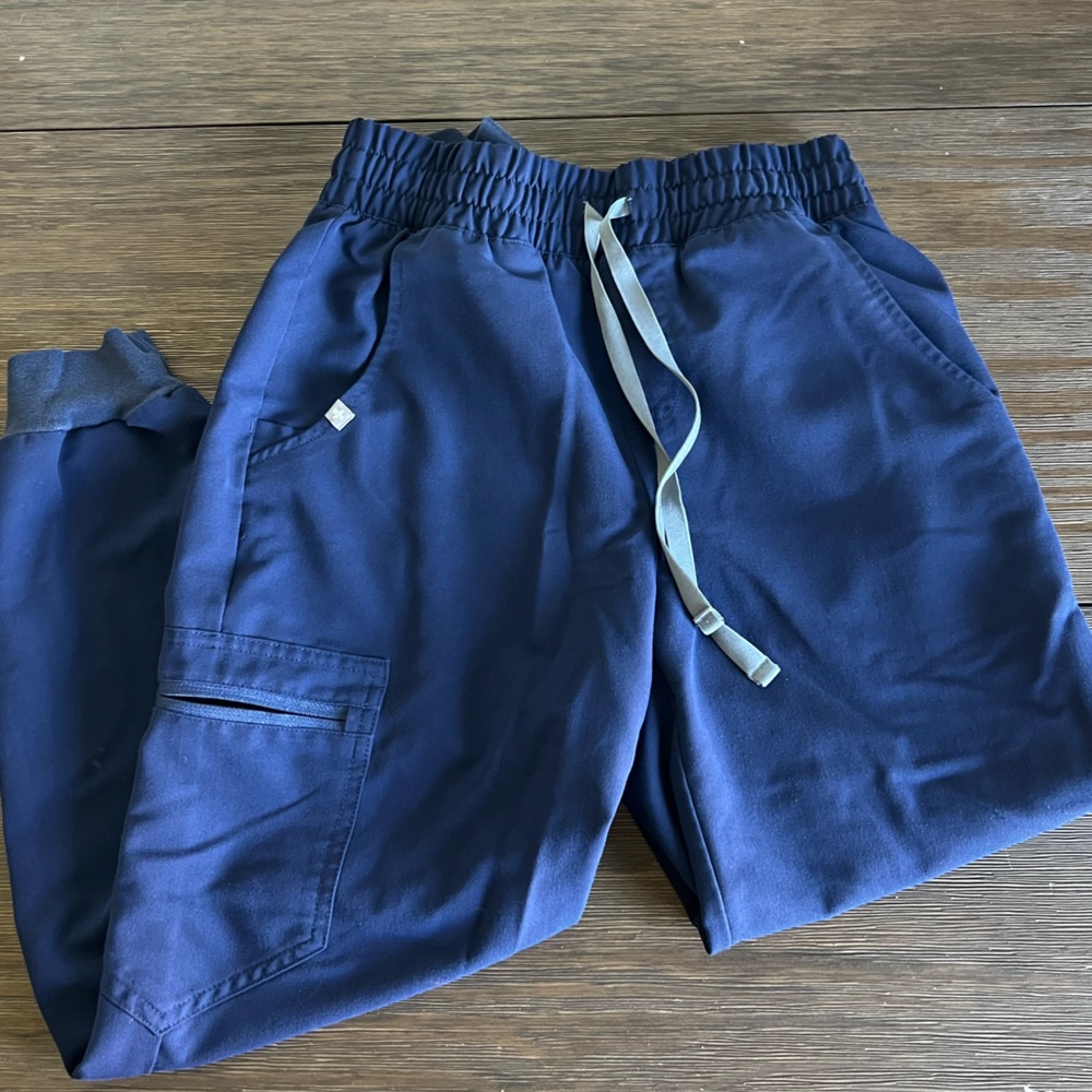 Figs Navy High-Waisted Jogger